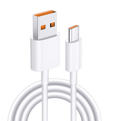 USB 3,1 кабеля 20V 3A 60W данным по USB белого цвета длины 1m поручая для быстрый поручать