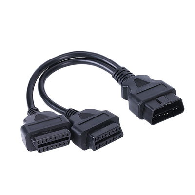 2 в 1 мужчине проводки 16pins провода автомобиля Overmolded к типу Splitter 2 женскому y