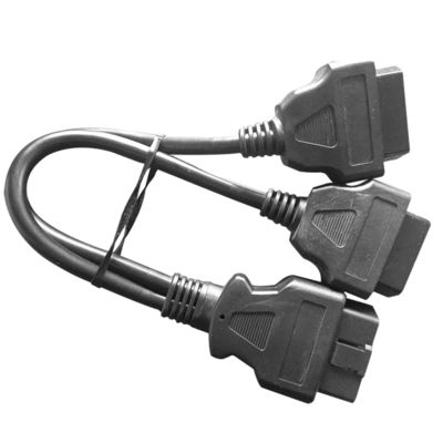2 в 1 мужчине проводки 16pins провода автомобиля Overmolded к типу Splitter 2 женскому y