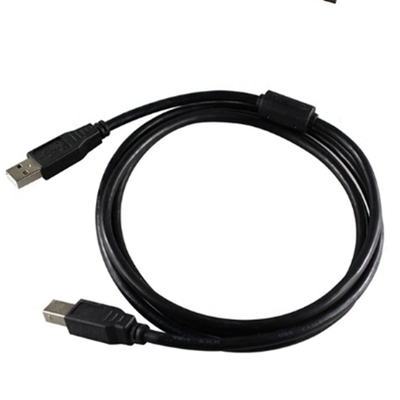 Черный высокоскоростной кабель USB, мужчина к женскому шнуру принтера USB 2,0