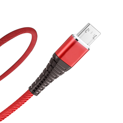 Кабель заплетенный нейлоном пальто USB поручая данным по 3Ft 2.4A для Mp3 Mp4