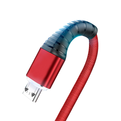 Кабель заплетенный нейлоном пальто USB поручая данным по 3Ft 2.4A для Mp3 Mp4