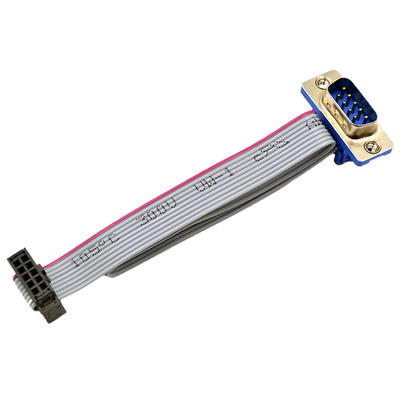 мужчина Pin DB 9 собрания ленточного кабеля длины 30cm плоский к разъем-розетке
