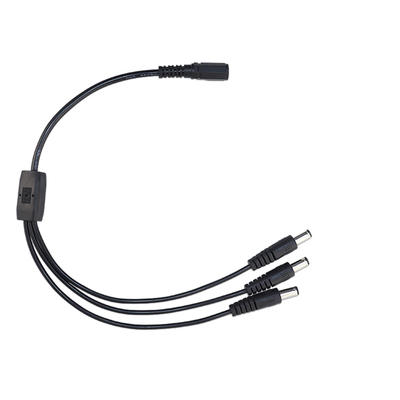 Штепсельная вилка собраний 5.5×2.5 Mm силового кабеля DC DC5521 DC5525 для открытия переходника силы