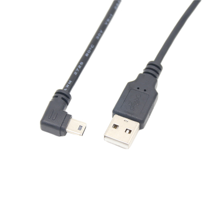 Кабель данным по USB USB 2,0 мужской поручая мини с прямоугольным соединителем