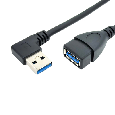 Кабель 90 данным по USB степени прямоугольный поручая с мужчиной USB 3,0 к соединительной муфте с внутренней резьбой