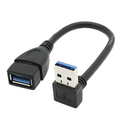 кабель данным по USB 2.4A поручая, право ВВЕРХ вниз с левого кабеля электропитания расширения угла