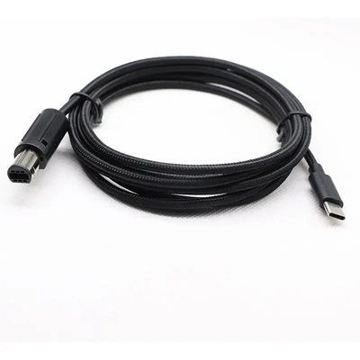 2m заплетенный тип кабеля мужчина регулятора Gamecube USB 2,0 c к мужчине 6pin