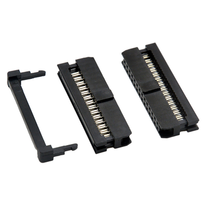 Тангаж цвета 1.27mm 2.0mm черноты кабельного соединителя Pin женщины 14 IDC