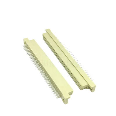 Din41612 2.54mm Pitch DIN Connector 48 Pin Female 3 ряда разъема типа C через отверстие Вертикальная пачка