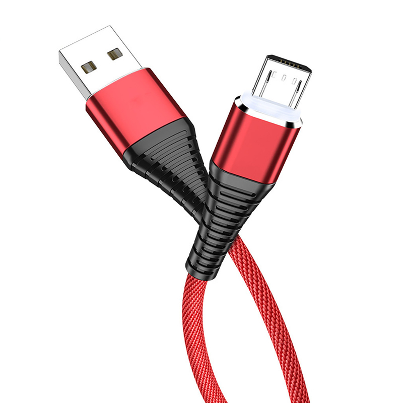 Кабель заплетенный нейлоном пальто USB поручая данным по 3Ft 2.4A для Mp3 Mp4