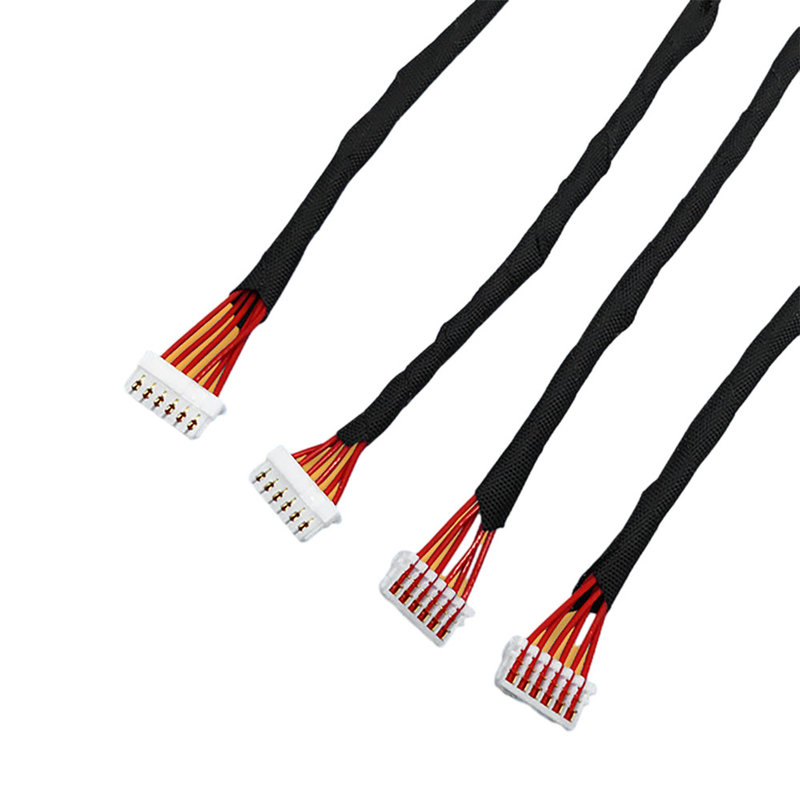 датчик проводки AWG30 провода тангажа IDC 1.0mm с соединителем JST SSR IDC