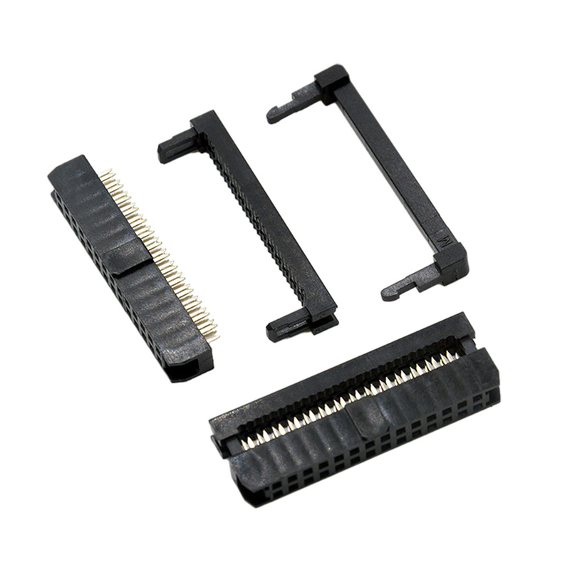 Тангаж цвета 1.27mm 2.0mm черноты кабельного соединителя Pin женщины 14 IDC