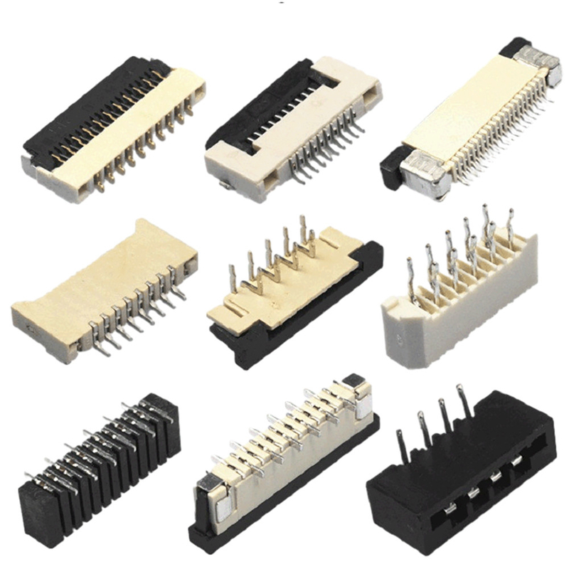 Соединитель Pin FFC ПОГРУЖЕНИЯ 40 SMT ZIF с тангажом 0.5mm 0.8mm 1.0mm